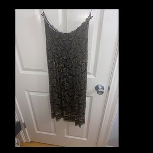 Michael Kors Strapless Calf Length Dress